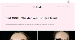 Desktop Screenshot of boa-optik.ch